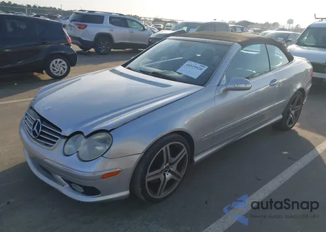 2005 Mercedes-Benz Clk 500 from USA, damaged, VIN WDBTK75J85F149518